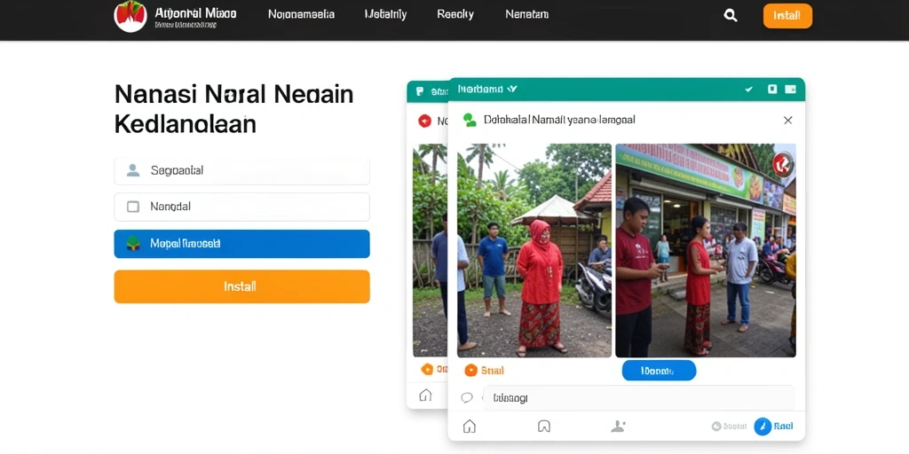 Tampilan antarmuka yang ramah pengguna dan menarik.