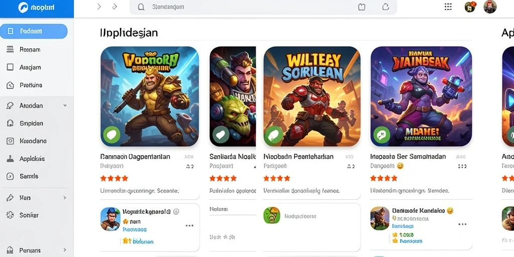 Tampilan antarmuka yang menarik dan modern.