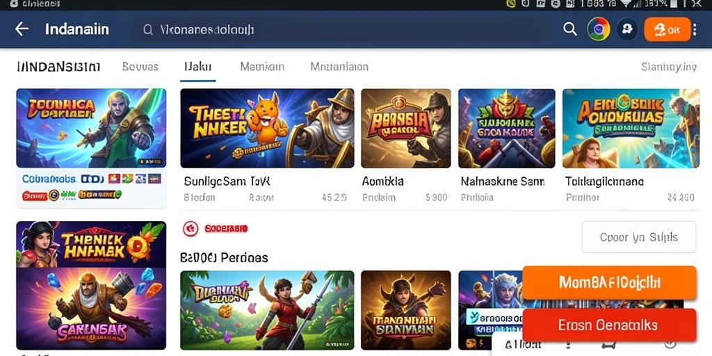 Tampilan awal yang menarik dan penuh warna.