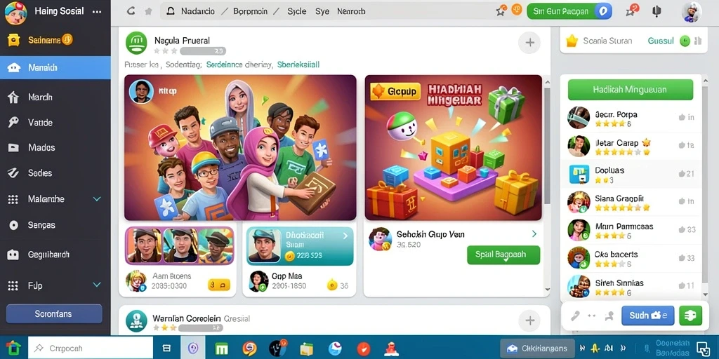 Tampilan antarmuka yang menarik dan intuitif.