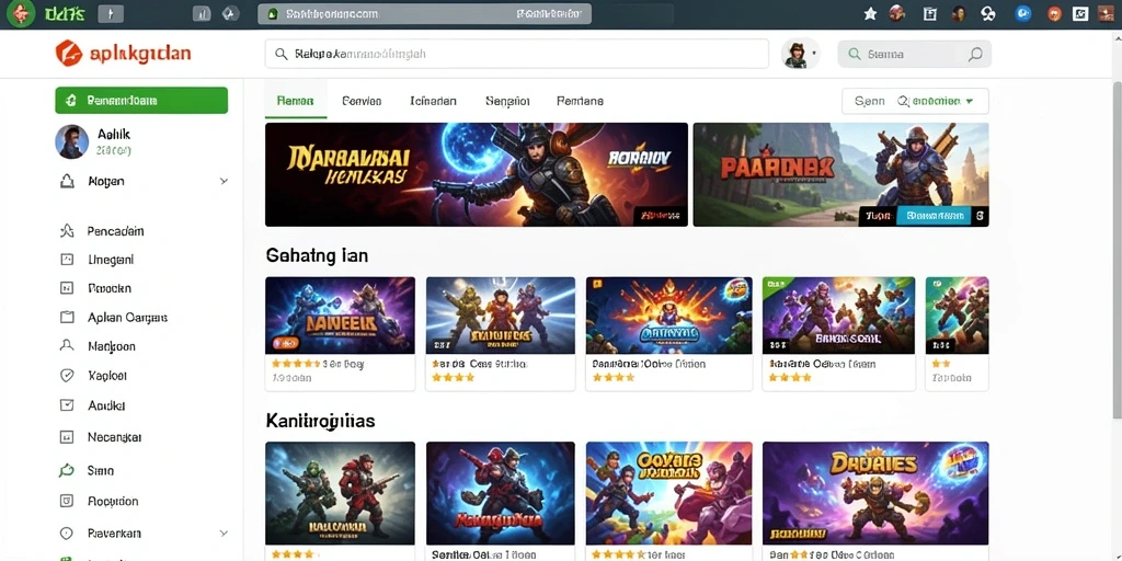 Tampilan antarmuka yang modern dan user-friendly.