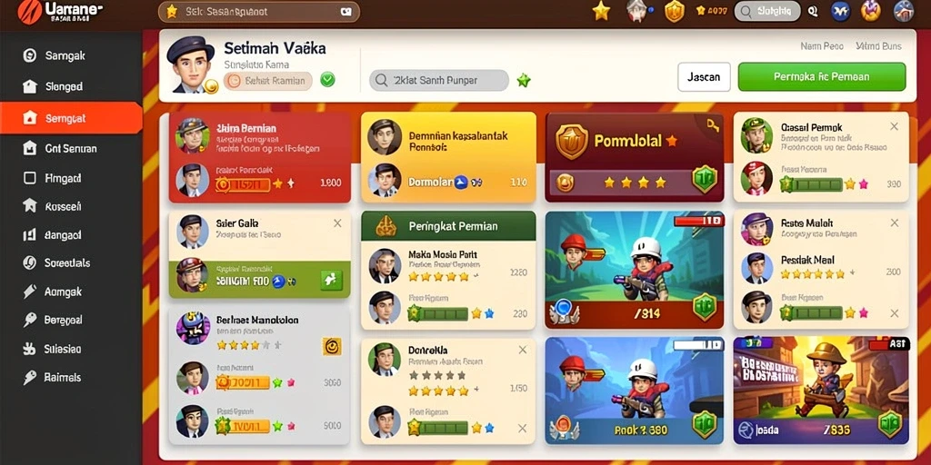 Tangkapan layar antarmuka utama JOKO4D.