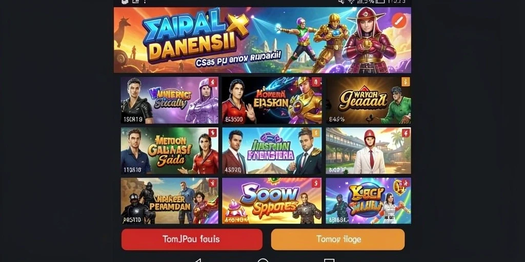 Screenshot menampilkan karakter utama K3K3 dalam aksi.
