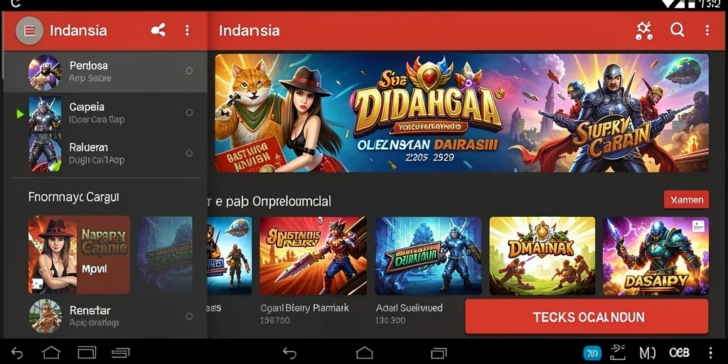 Antarmuka pengguna KIKOTOTO yang menarik dan mudah dinavigasi.