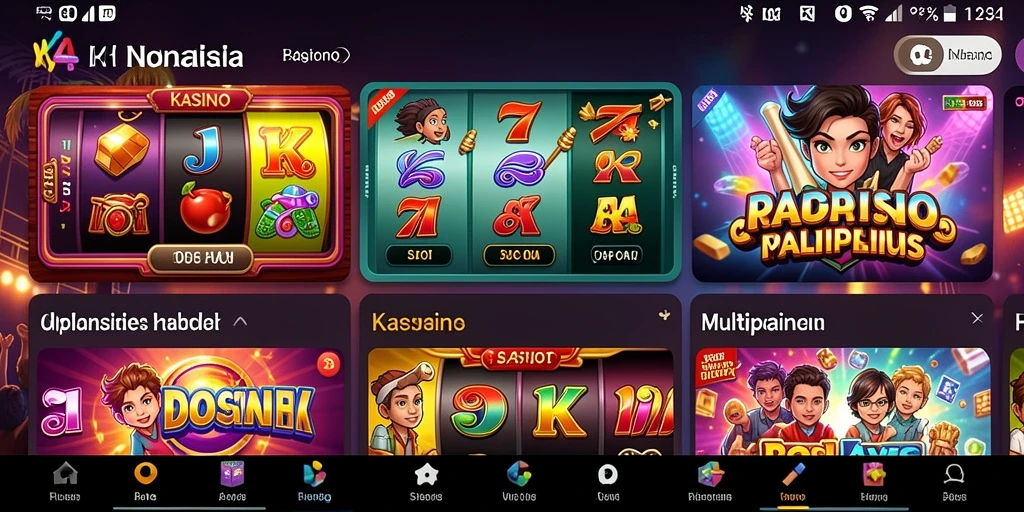 Tampilan layar utama aplikasi MACAN388 yang menarik.