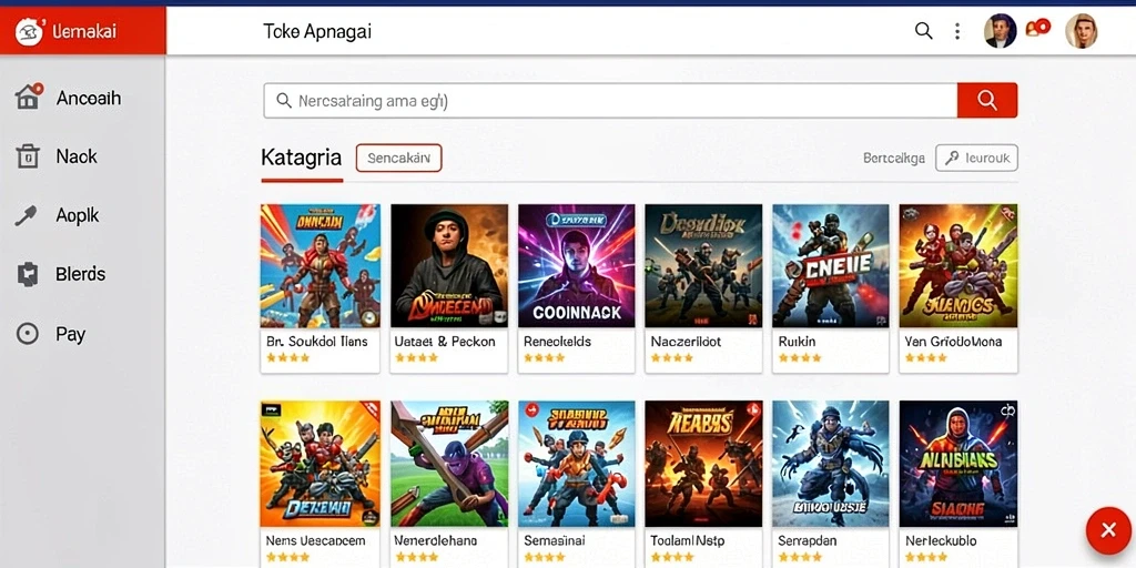 Tampilan antarmuka PK95 yang menarik dan user-friendly.