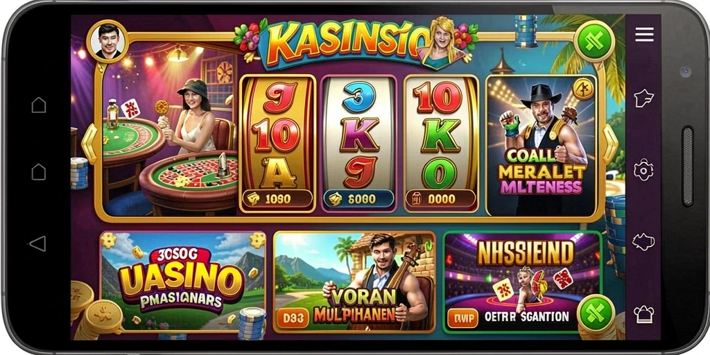 Screenshot menampilkan mesin slot dengan tema petualangan yang seru.