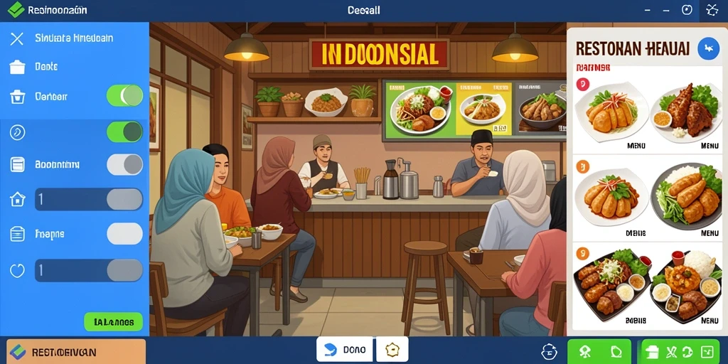 Tampilan antarmuka pengguna yang menarik dan sederhana.