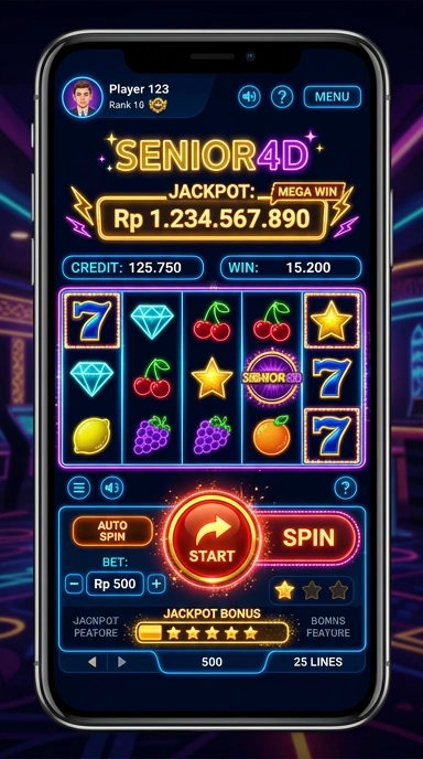 Cuplikan layar menu unduhan senior4d untuk perangkat Android